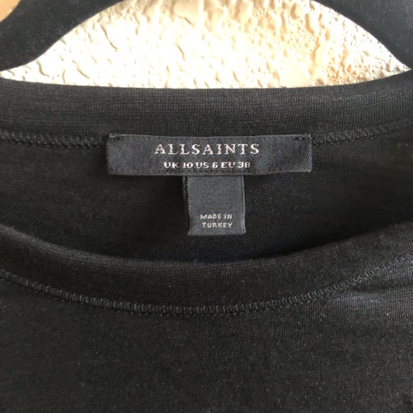 All Saints Tina Shimmer Knit Crewneck Long Sleeve NWOT - Picture 8 of 10